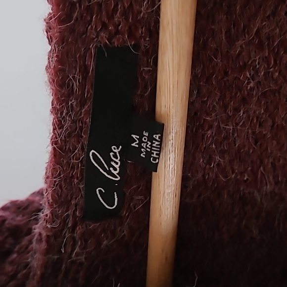 C. Luce oversized cardigan with hoodie - Picture 5 of 8